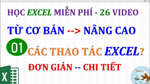 Khóa học Excel: \