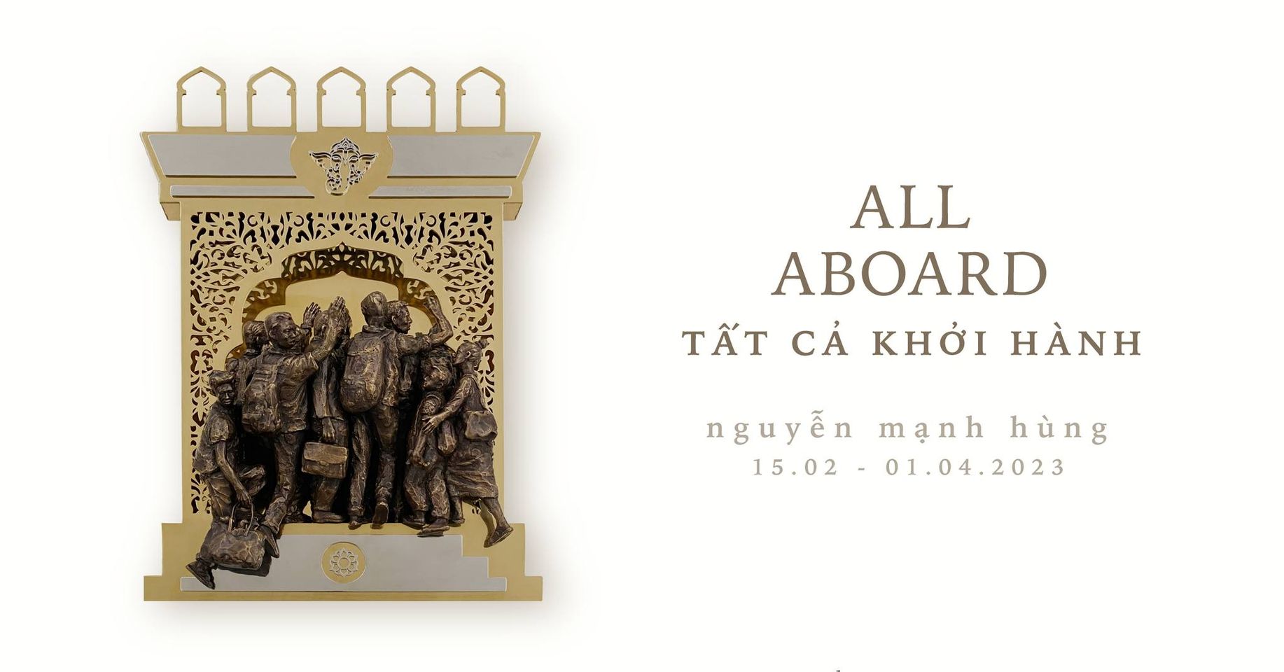 [Hà Nội] All aboard | Tất cả khởi hành: A solo exhibition by | Triển lãm cá nhân của Nguyễn Mạnh Hùng - Ảnh 1