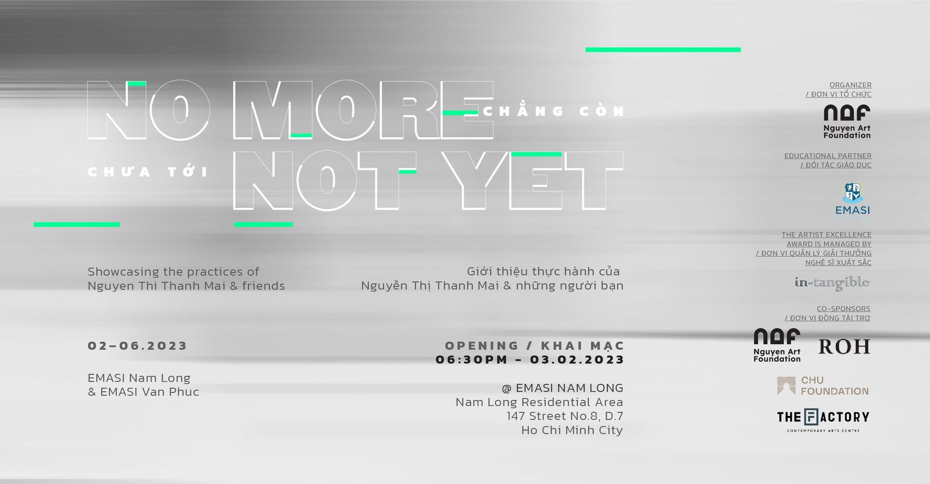[Hồ Chí Minh] No more, not yet Exhibition Opening | Khai mạc trưng bày Chẳng còn, chưa tới - Ảnh 1