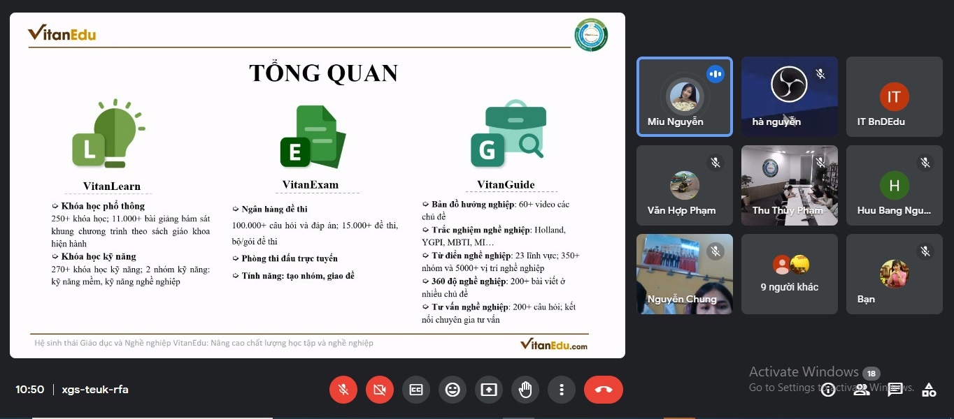 VitanEdu phối hợp cùng trường THPT Yên Mỹ trong chương trình tập huấn sử dụng Bộ công cụ Học - Thi - Hướng nghiệp  - Ảnh 2