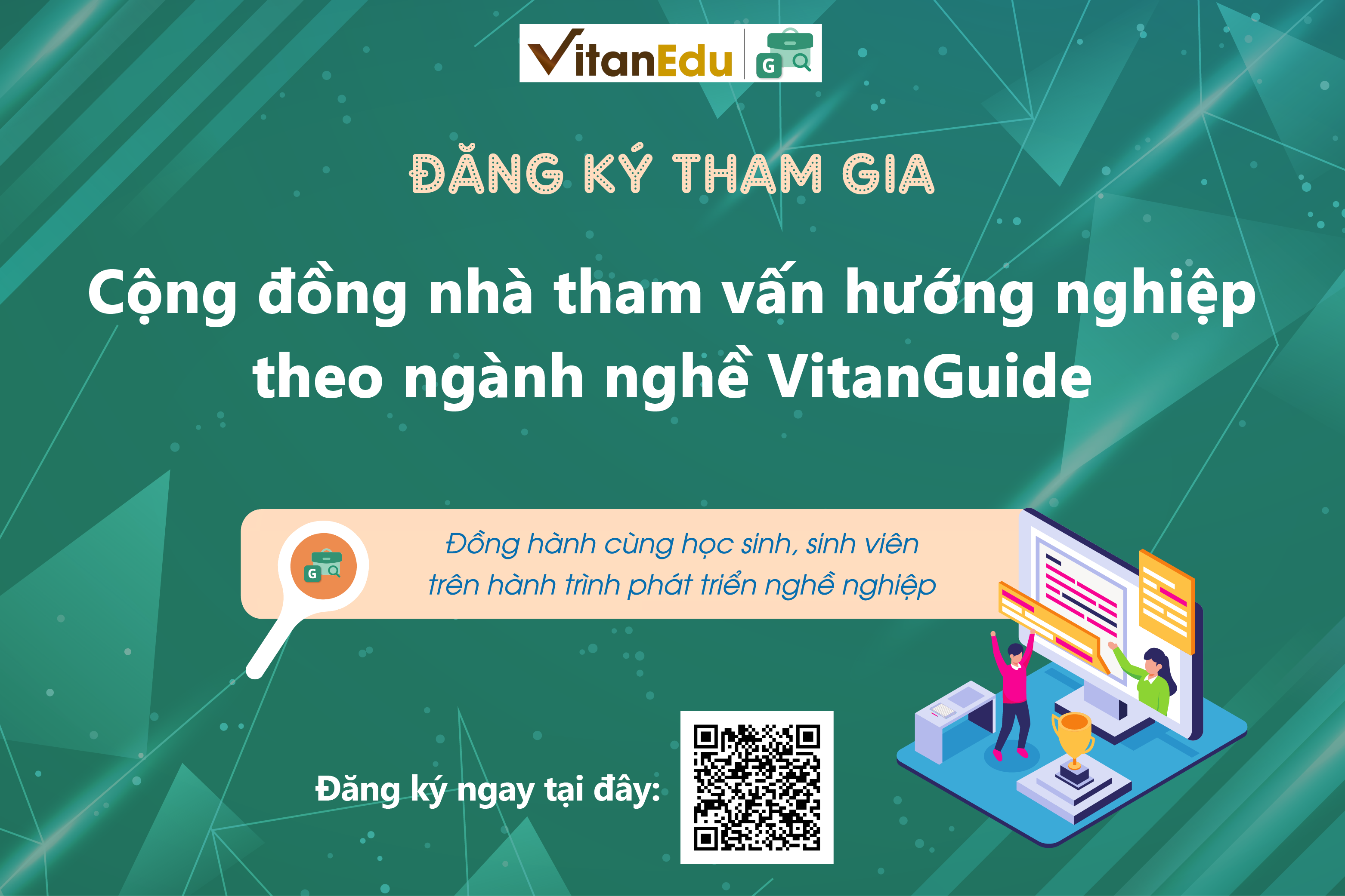 Tham gia Cộng đồng nhà tham vấn hướng nghiệp theo ngành nghề VitanGuide để đồng hành cùng học sinh, sinh viên trên hành trình phát triển nghề nghiệp - Ảnh 1
