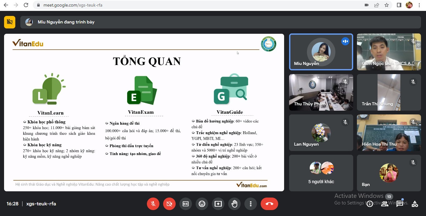 Tập huấn về cách sử dụng và khai thác nền tảng VitanEdu trong giảng dạy cho các thầy cô trường THCS An Thịnh - Yên Bái  - Ảnh 2