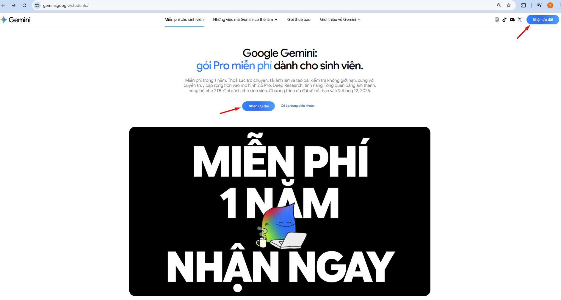 Hướng dẫn cách đăng ký Google Gemini Pro miễn phí cho sinh viên - Ảnh 2