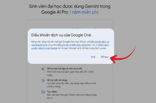 Hướng dẫn cách đăng ký Google Gemini Pro miễn phí cho sinh viên - Ảnh 10